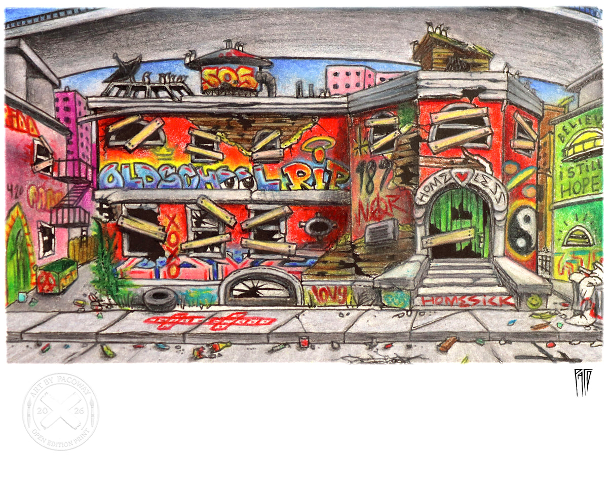 The Abandoned Boarding House (Print)