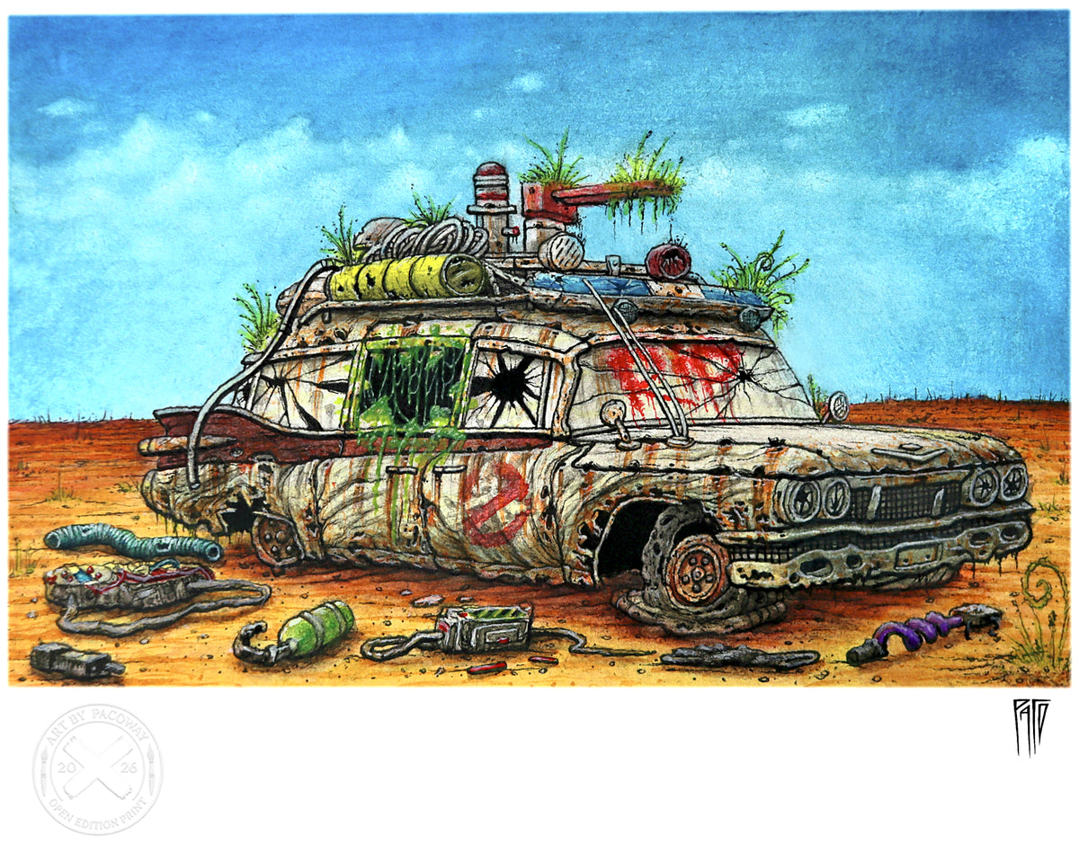 The Abandoned Ghost Car (Print)