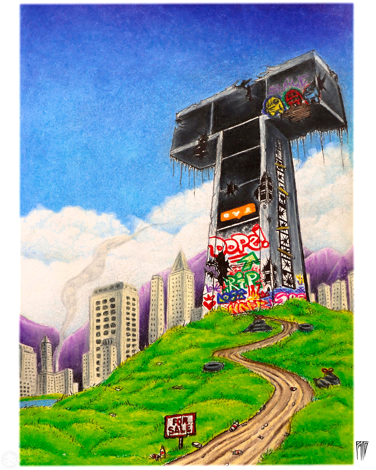 The Abandoned Hero Tower (Print)
