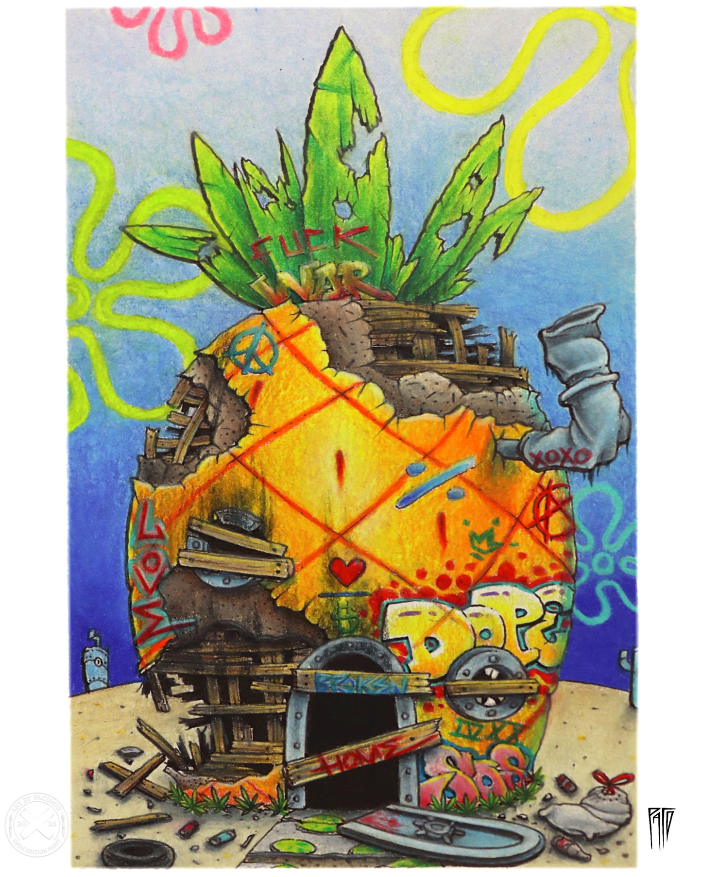 The Abandoned Pineapple House (Print)