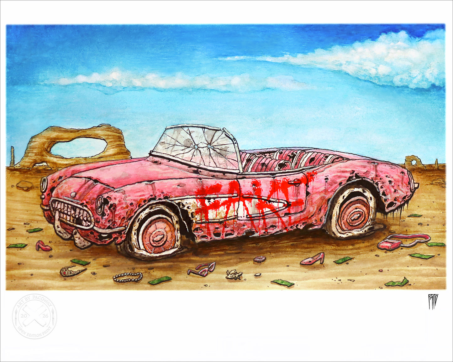 The Abandoned Plastic Convertible (Print)