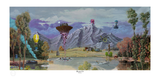 Ready Up - Fortnite Inspired Thrift Shop 2.0 Painting -  Open Edition Prints