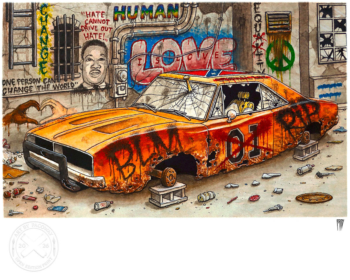 The Abandoned General Car (Print)
