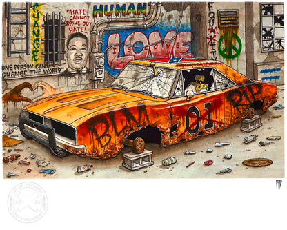 The Abandoned General Car (Print)