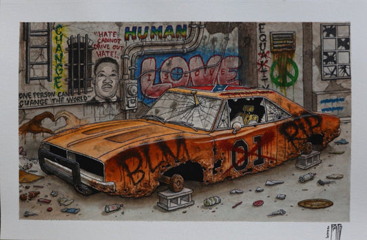 The Abandoned General Car (Print)