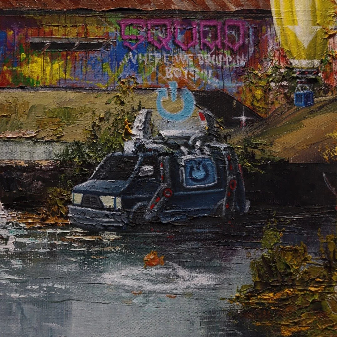 Fortnite Inspired Thrift Shop Painting -  Open Edition Prints