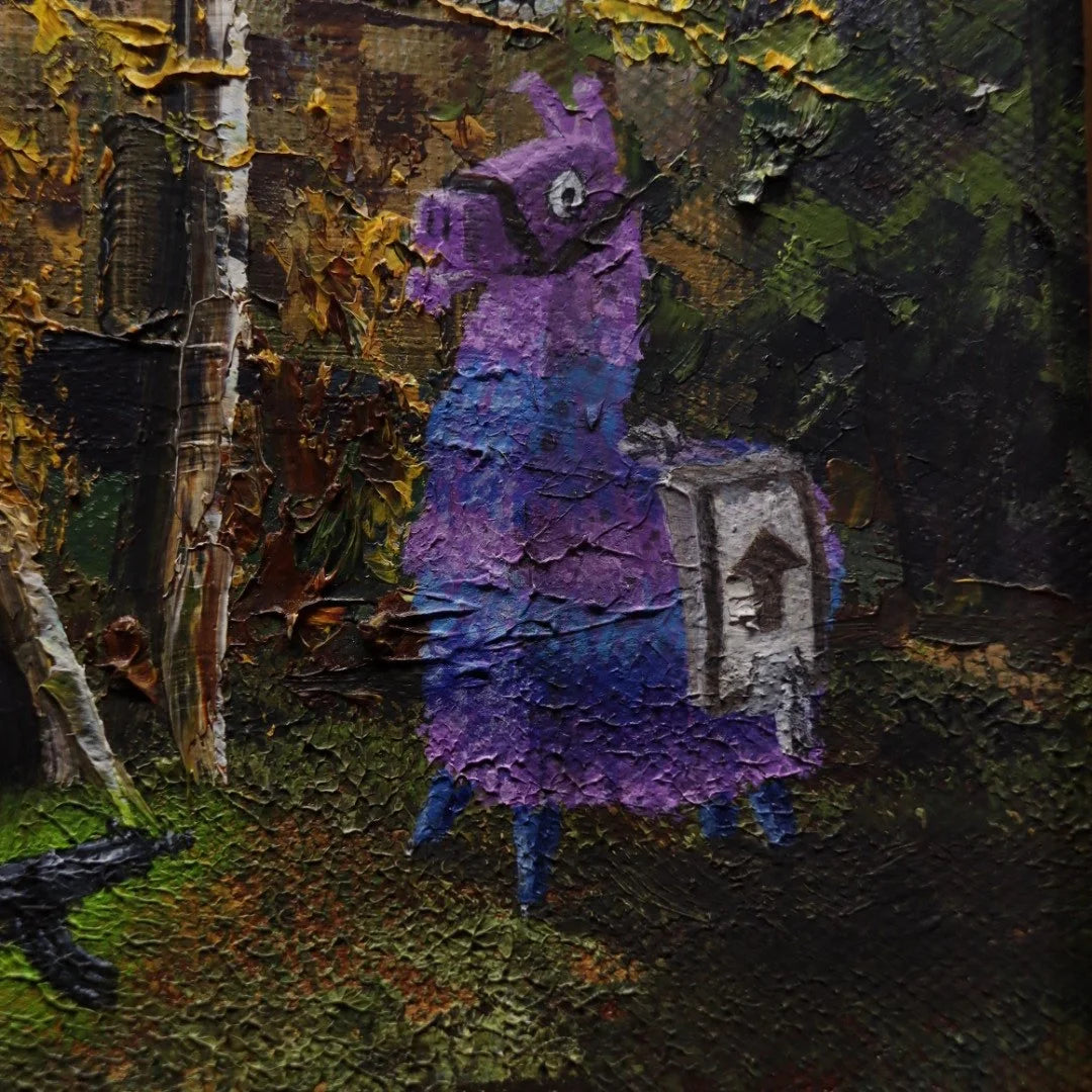 Fortnite Inspired Thrift Shop Painting -  Open Edition Prints