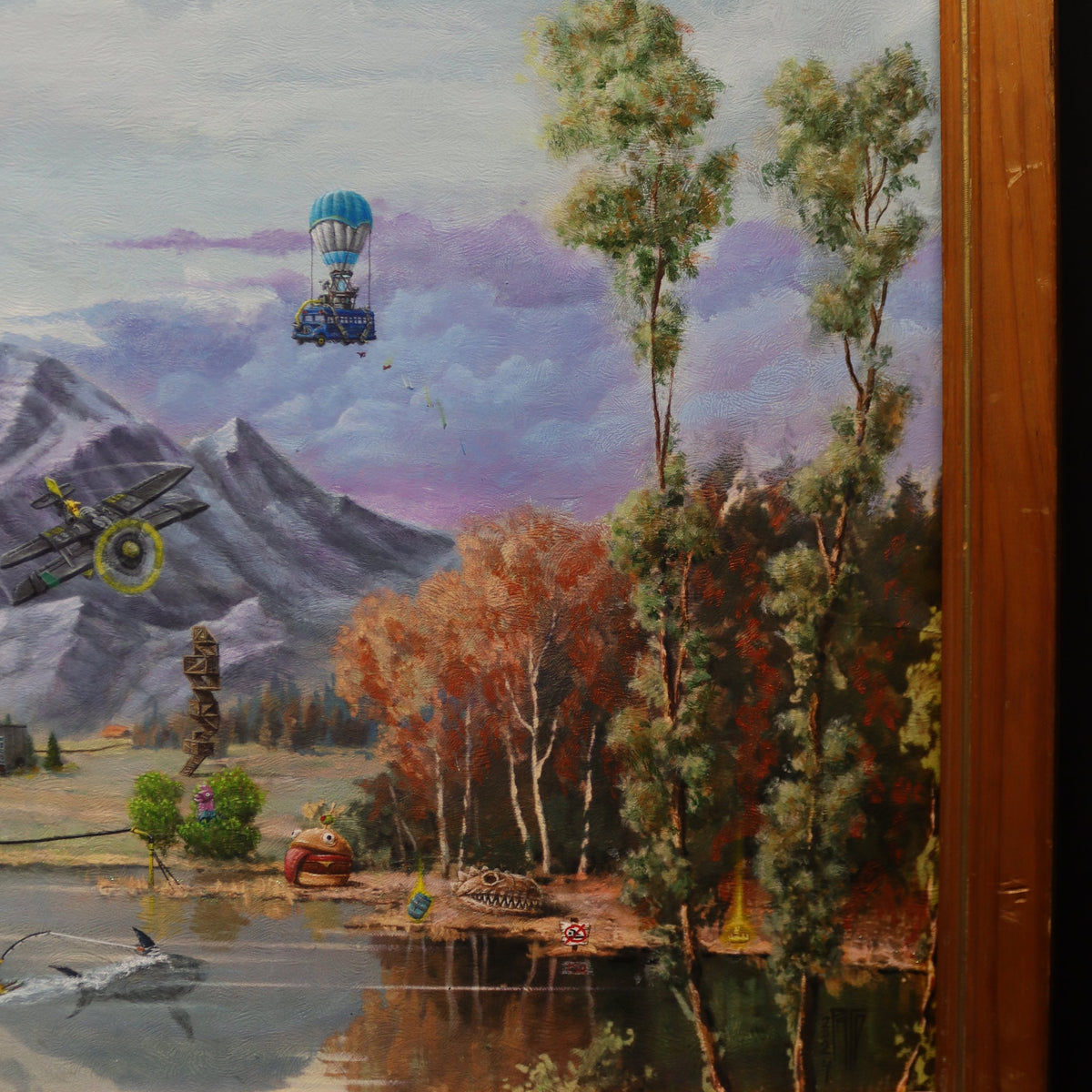 Fortnite Inspired Thrift Shop 2.0 Painting -  Open Edition Prints
