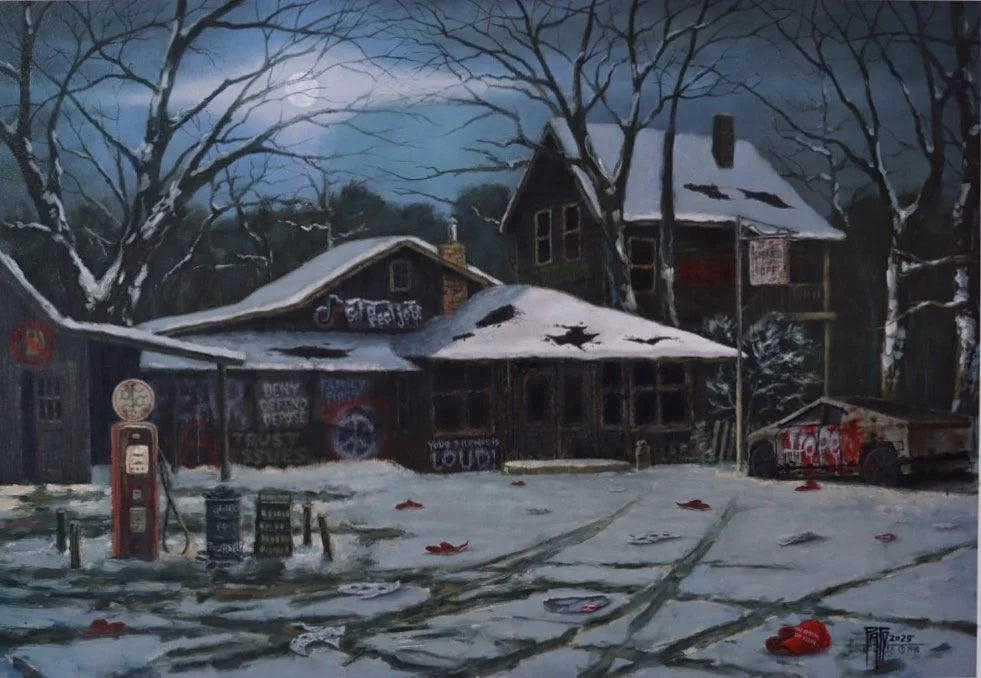 Signed Off - TikTok Ban Inspired Painting - Limited Edition Signed and Numbered Prints