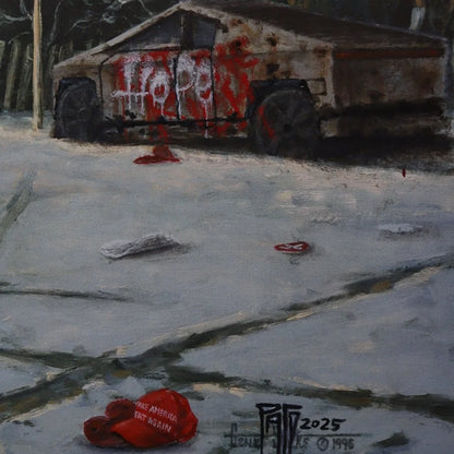 Signed Off - TikTok Ban Inspired Painting - Limited Edition Signed and Numbered Prints