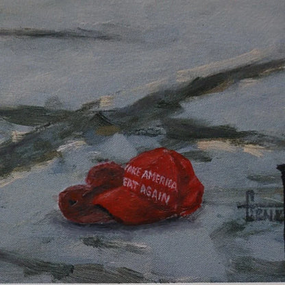 Signed Off - TikTok Ban Inspired Painting - Limited Edition Signed and Numbered Prints