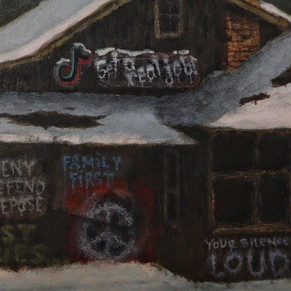 Signed Off - TikTok Ban Inspired Painting - Limited Edition Signed and Numbered Prints