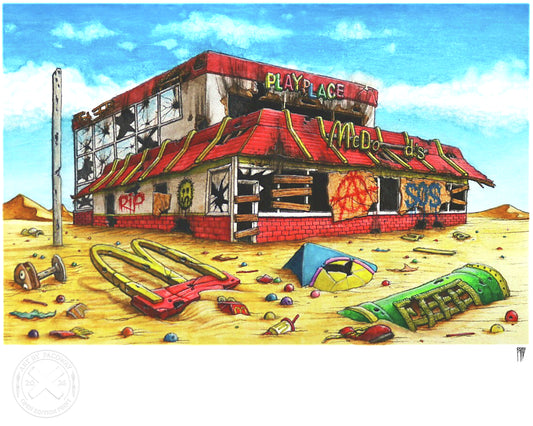 The Abandoned 90's Play Place (Print)