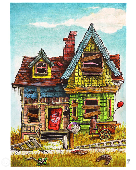 The Abandoned Balloon House (Print)