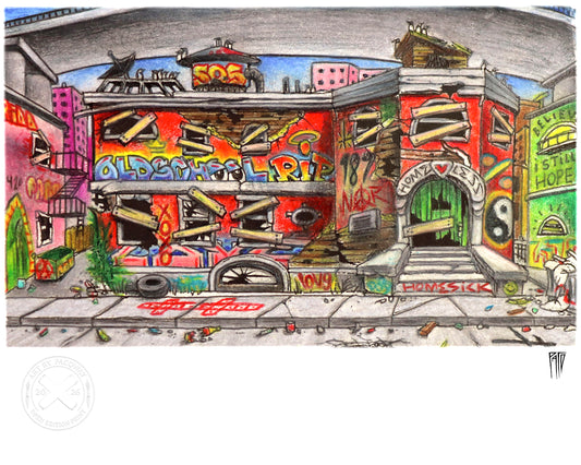 The Abandoned Boarding House (Print)