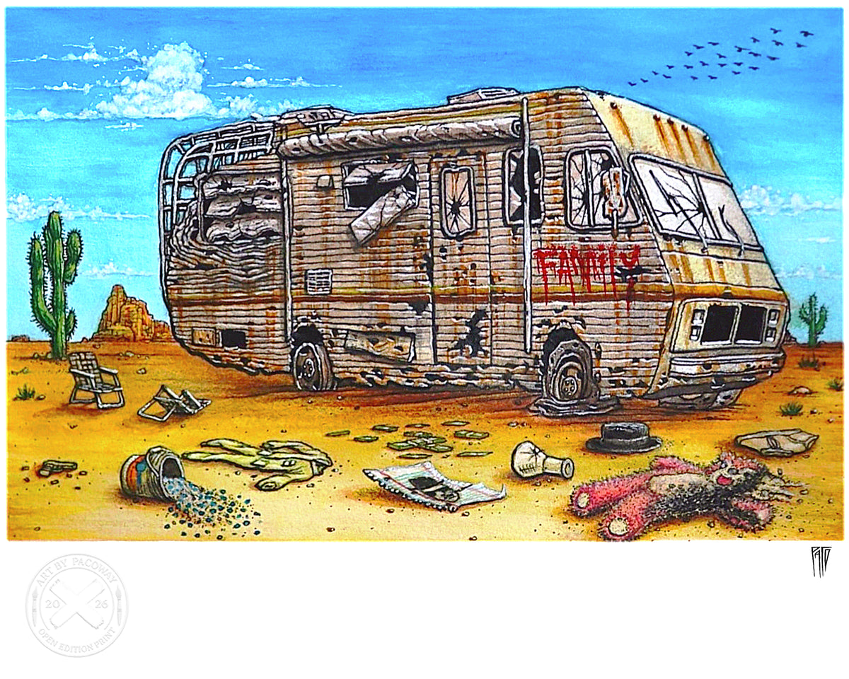 The Abandoned Crystal Camper (Print)