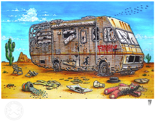 The Abandoned Crystal Camper (Print)