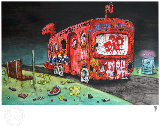 The Abandoned Deep Sea Bus Stop (Print)