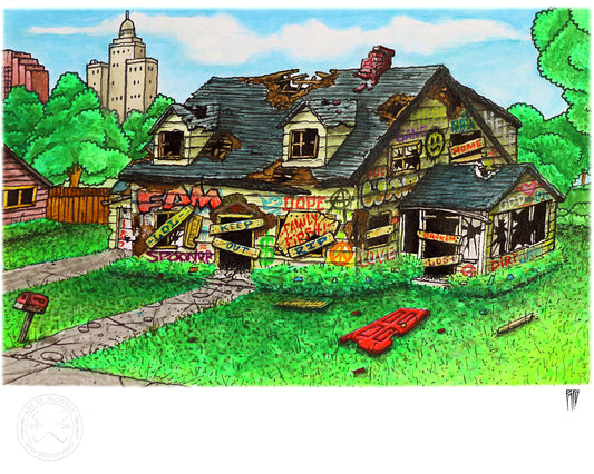 The Abandoned Family House (Print)