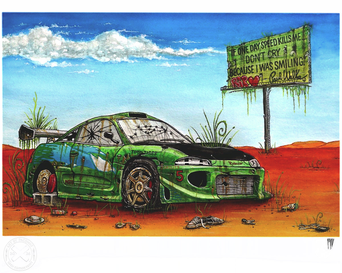 The Abandoned Green Eclipse (Print)