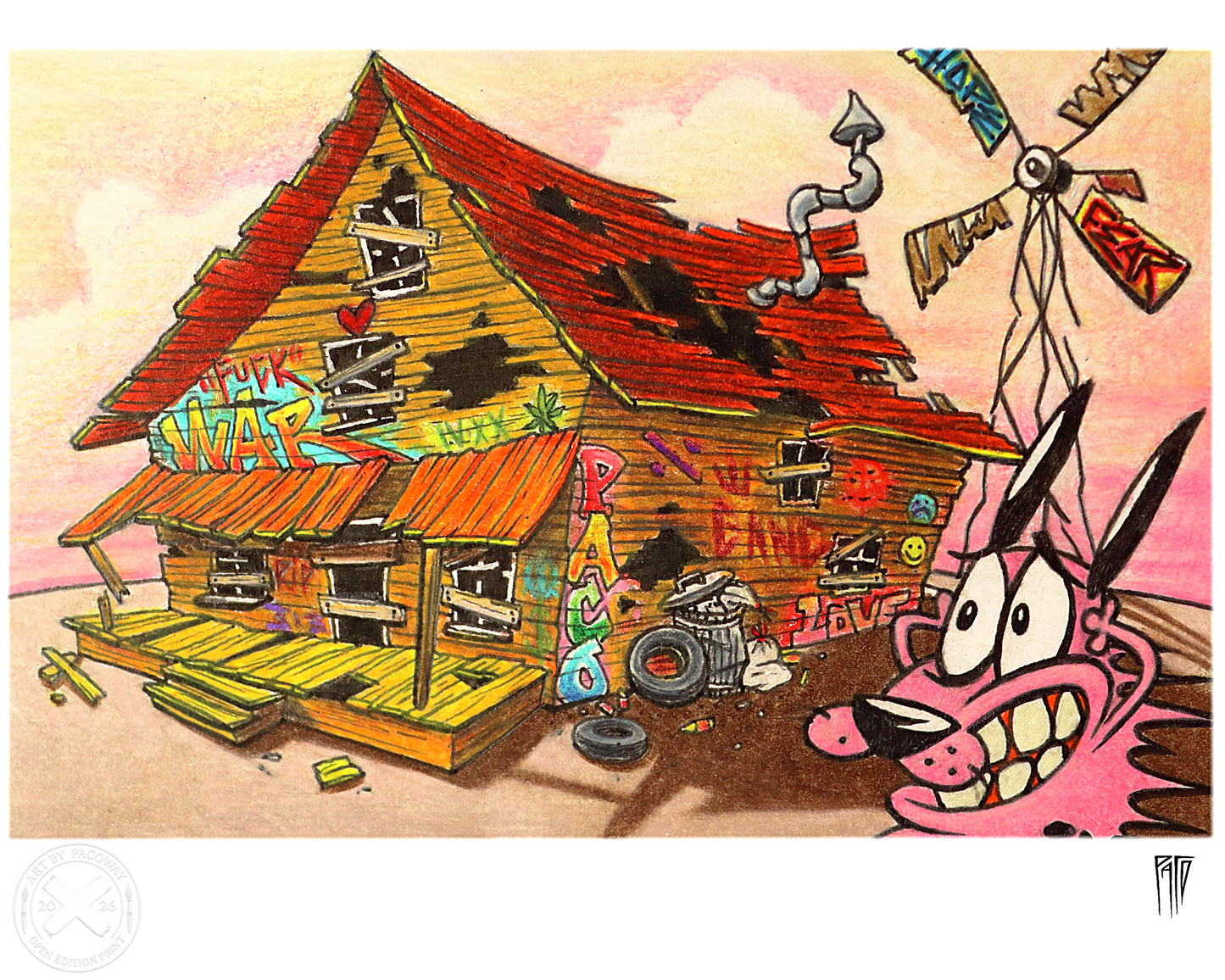 The Abandoned House in Nowhere (Print)