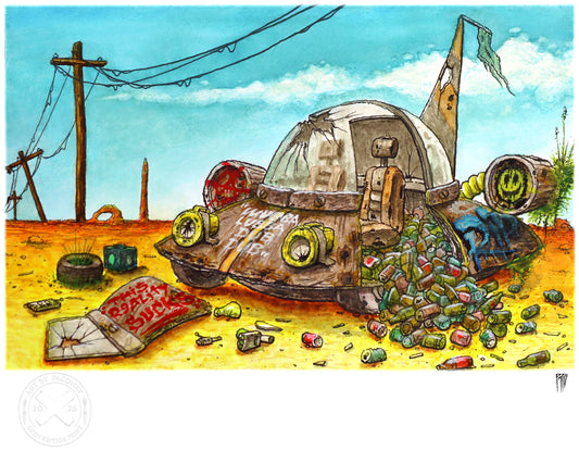 The Abandoned Portal Spaceship (Print)