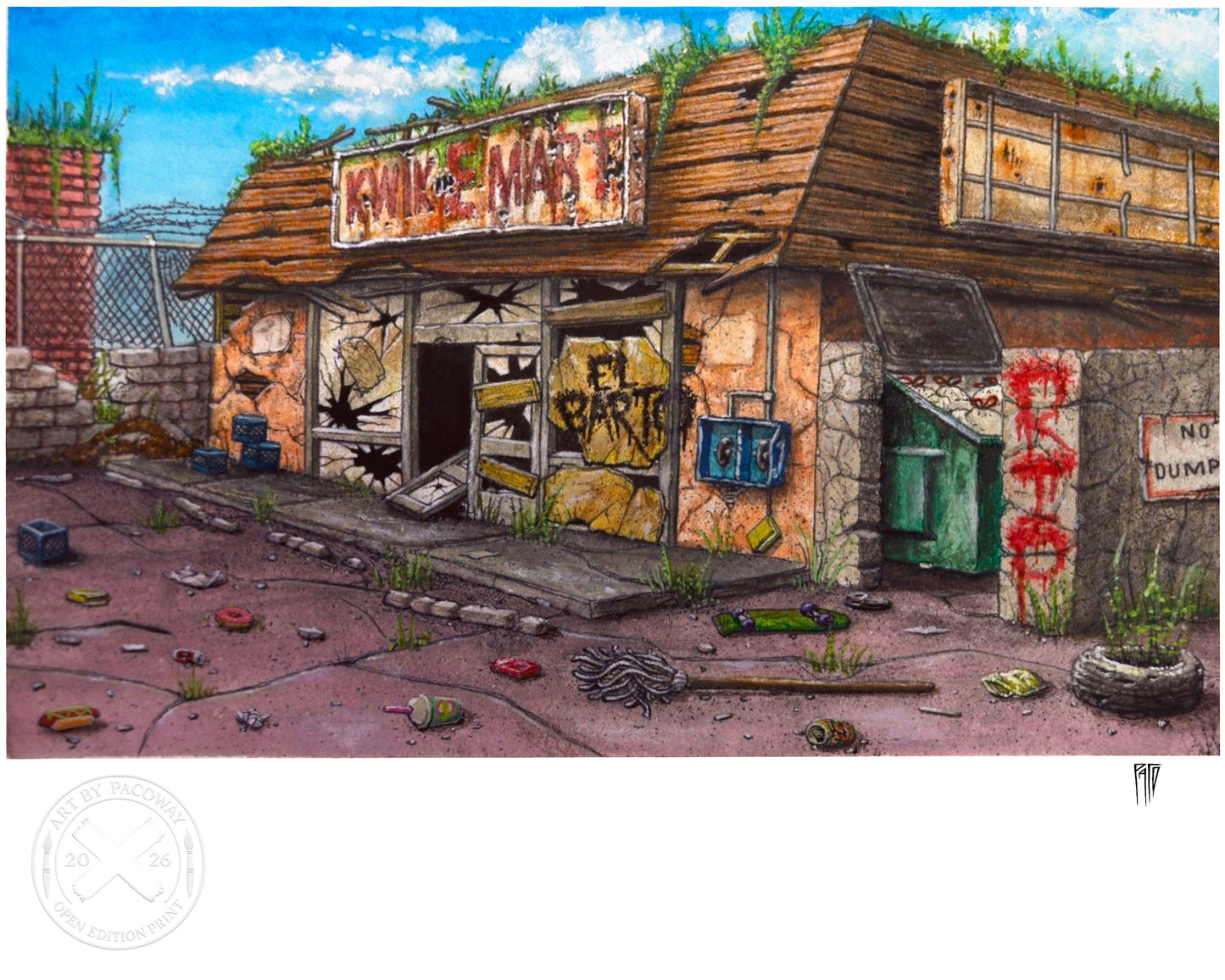 The Abandoned Quick Mart (Print)