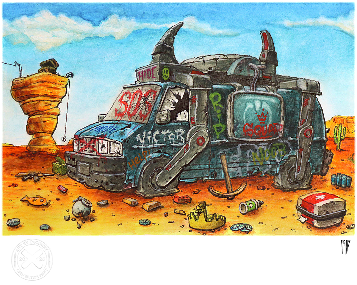 The Abandoned Revival Van (Print)