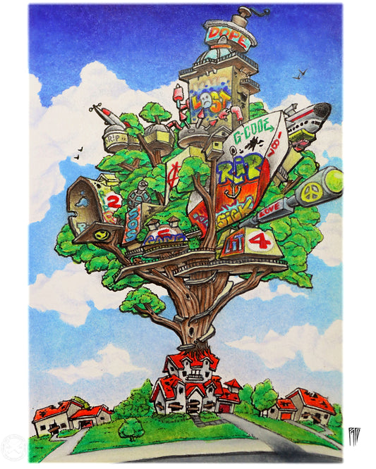 The Abandoned Treehouse Nextdoor (Print)