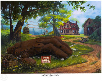 Souls Don't Die - Iron Giant Painting - Open Edition Prints