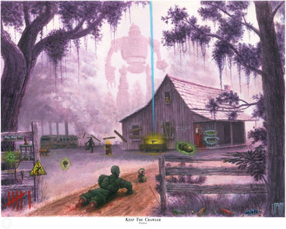COD Zombie Inspired Thrift Shop Painting - Open Edition Prints